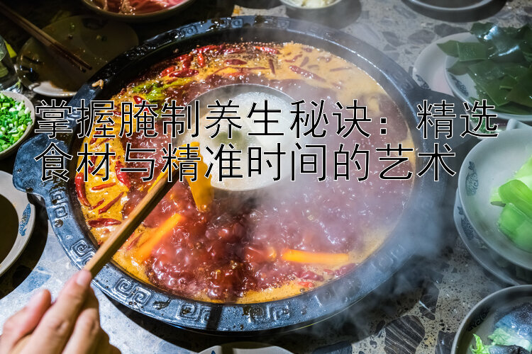 掌握腌制养生秘诀：精选食材与精准时间的艺术